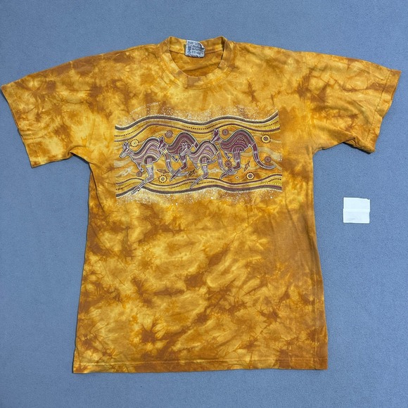 Gooses T-Shirts Other - Vintage Gooses T-Shirt Aboriginal Art J.W. Eastwood Australian Tie Dye Men's Med